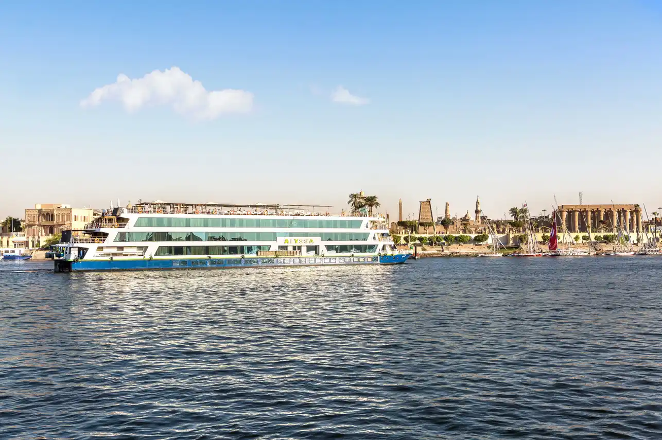 Exterior view of the MY Alyssa Nile Cruise Nile cruise ship